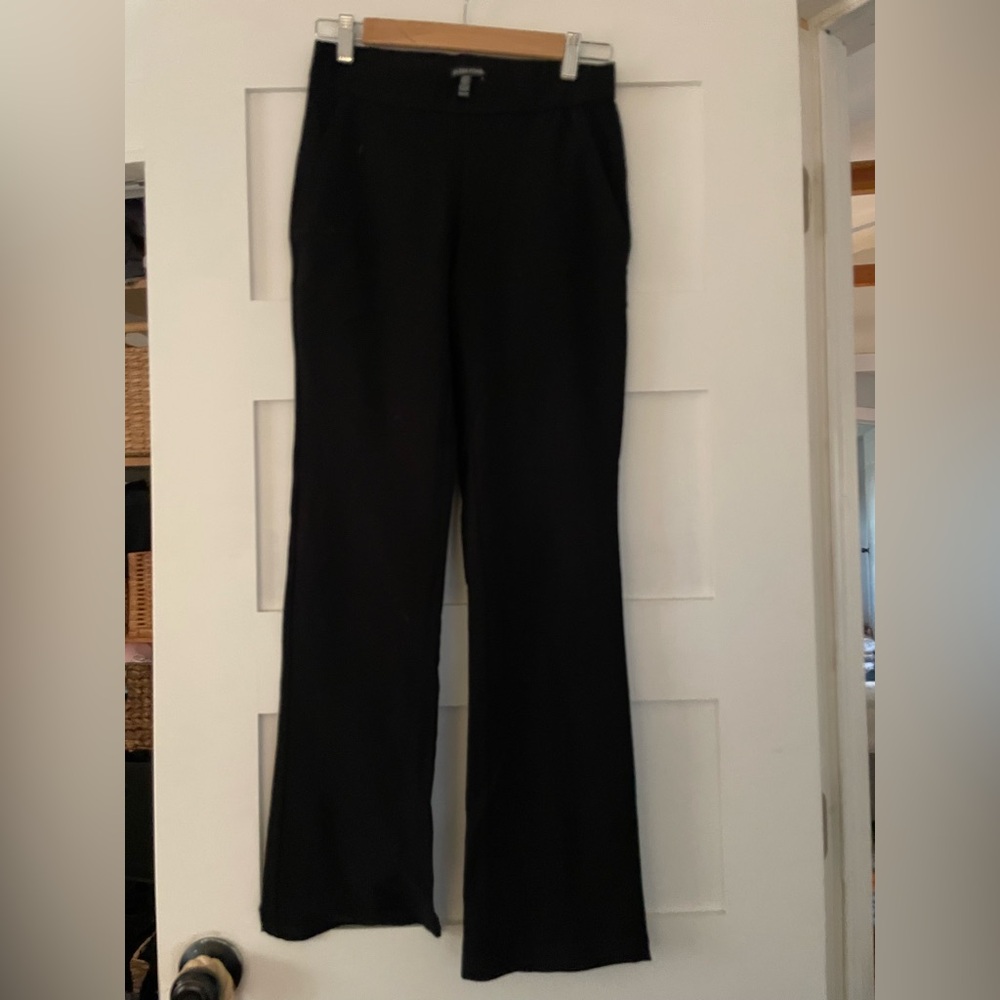 Eileen Fisher washable crepe Pullon pants Size XXS Black